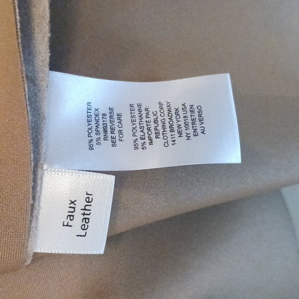 TRUTH  Beige Ultra Suede Double-Breasted Trench Coat. L Stunning! New - Picture 6 of 7